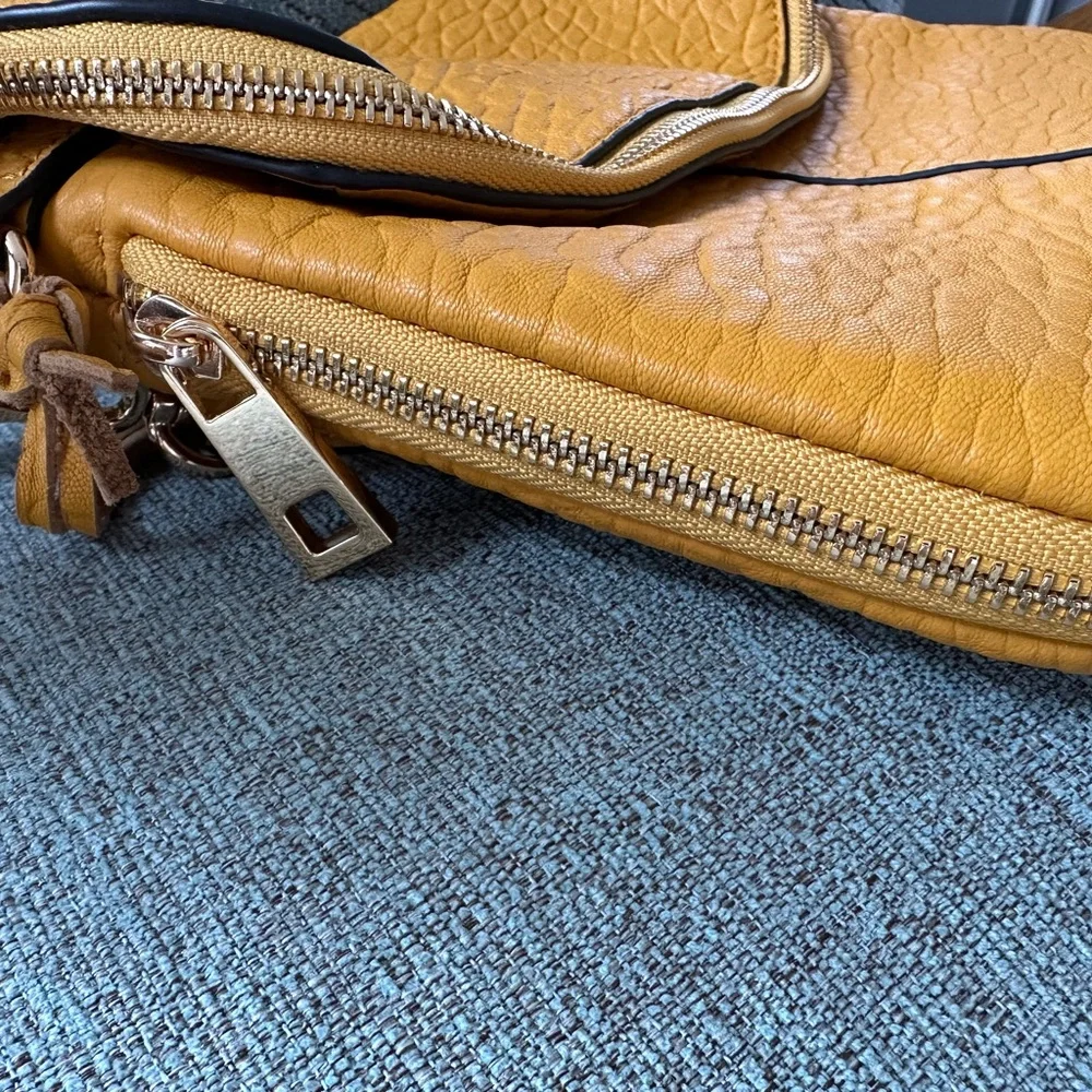 Vince Camuto Lamb Leather Crossbody Bag - Cory - Sunglow - Picture 10 of 16